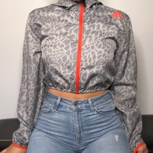 ADIDAS Crop Windbreaker